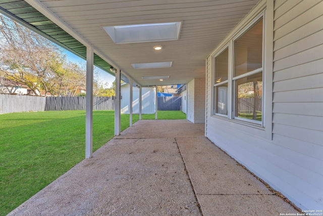 view of patio