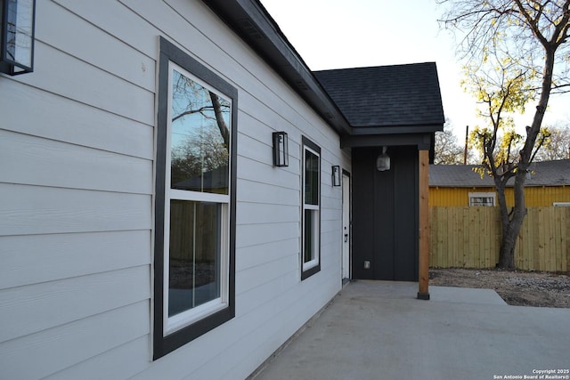 exterior space with a patio area