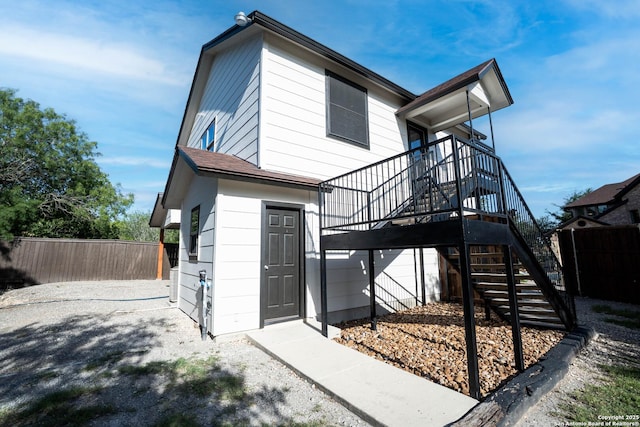 12007 Bobbi Way, San Antonio, TX 78245 - view of front of house with stairway