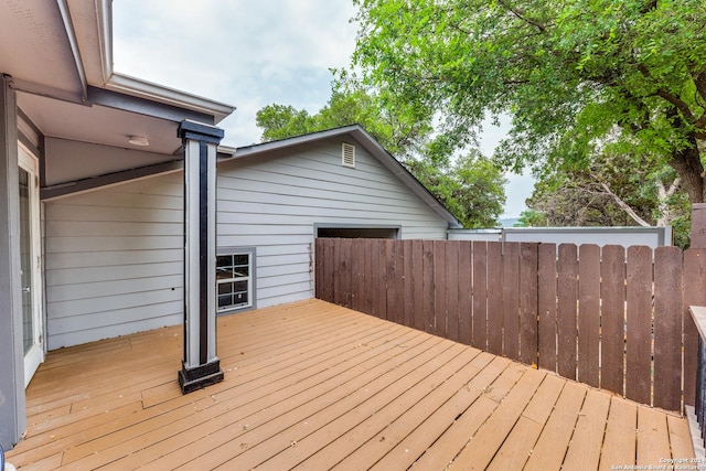 view of deck