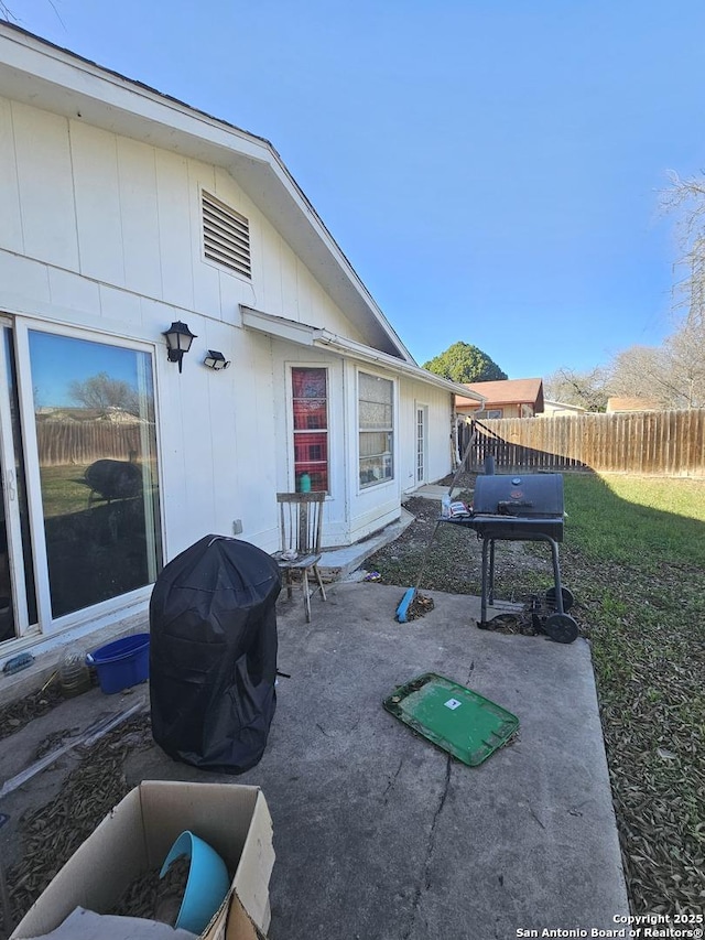 view of patio / terrace with grilling area