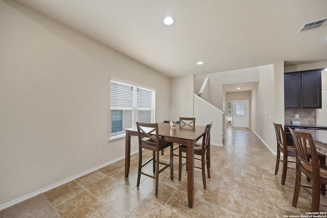 view of dining room