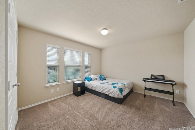 bedroom featuring carpet flooring