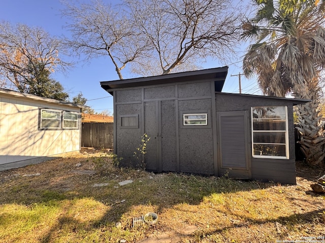 view of outbuilding