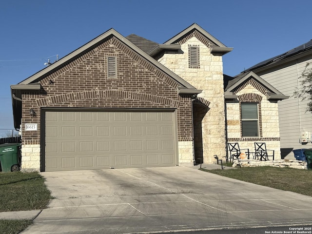 6615 Freedom Rnch, San Antonio, TX 78242 - front facade featuring a garage