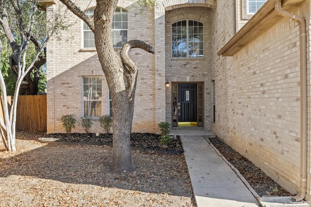 view of property entrance