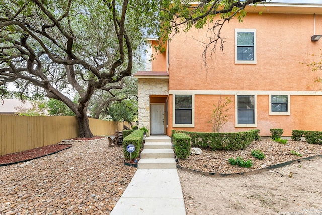 view of front of home