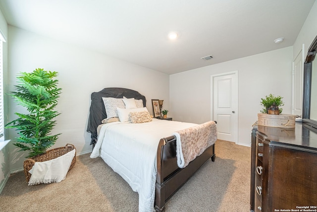 bedroom featuring carpet flooring