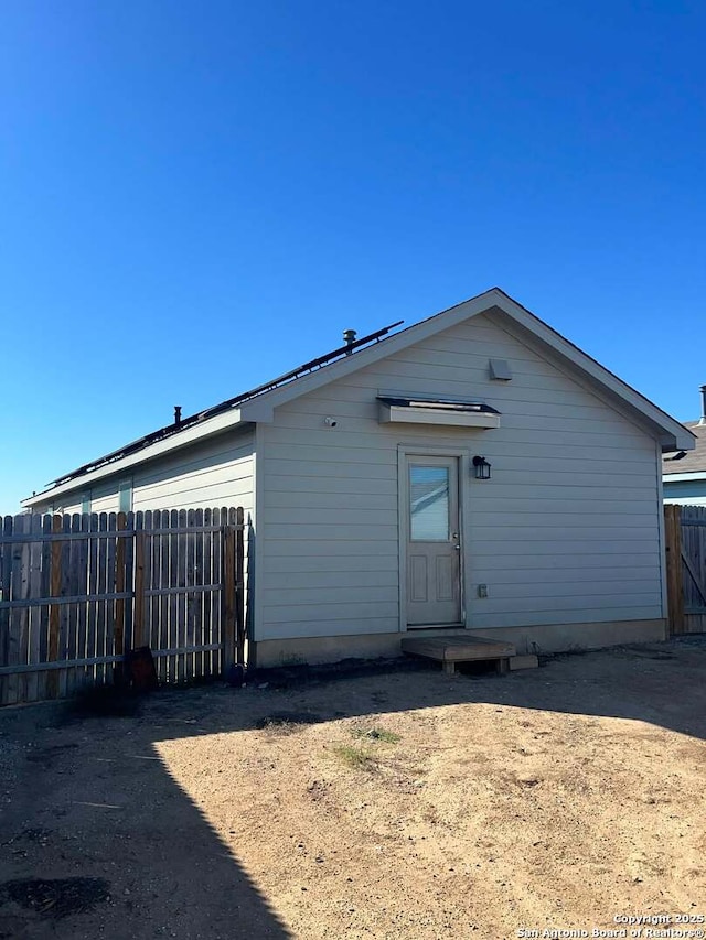 view of rear view of house