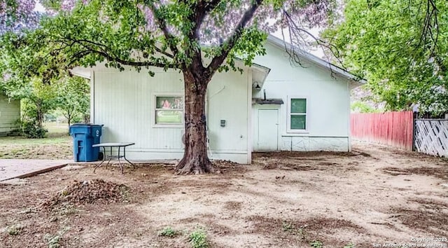 view of rear view of property