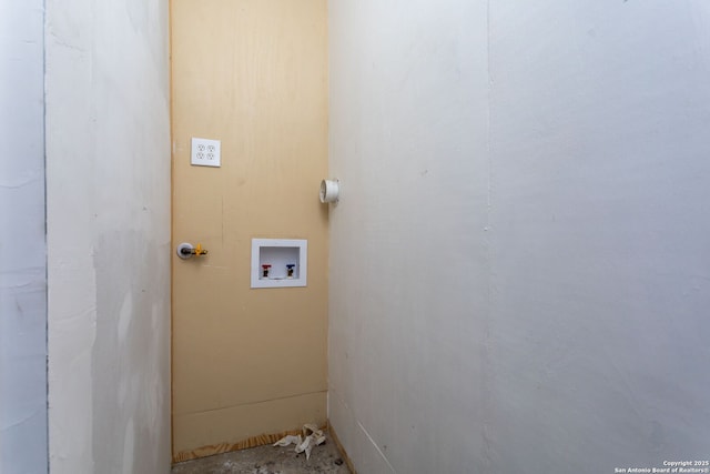 laundry room with hookup for a washing machine