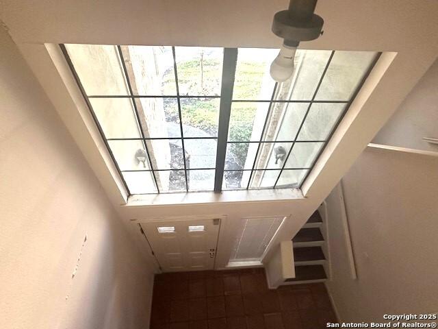 entryway with plenty of natural light