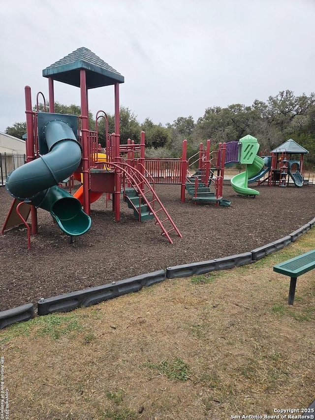 view of jungle gym