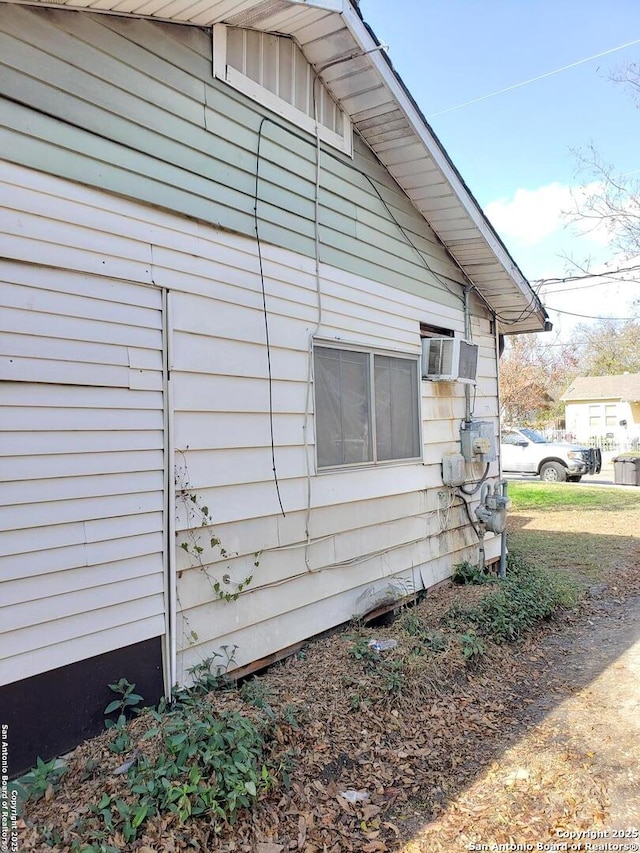 view of home's exterior