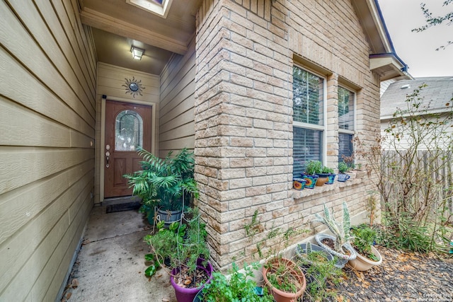 view of entrance to property