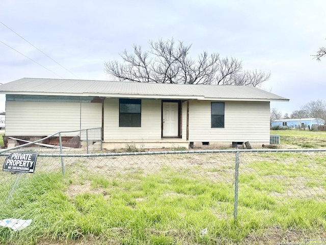 view of ranch-style house