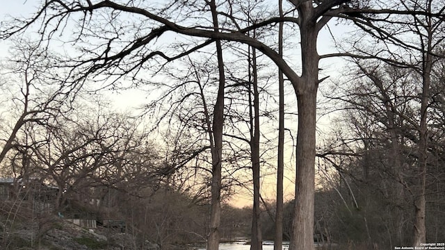 view of nature at dusk