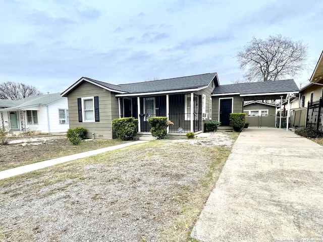 view of ranch-style house