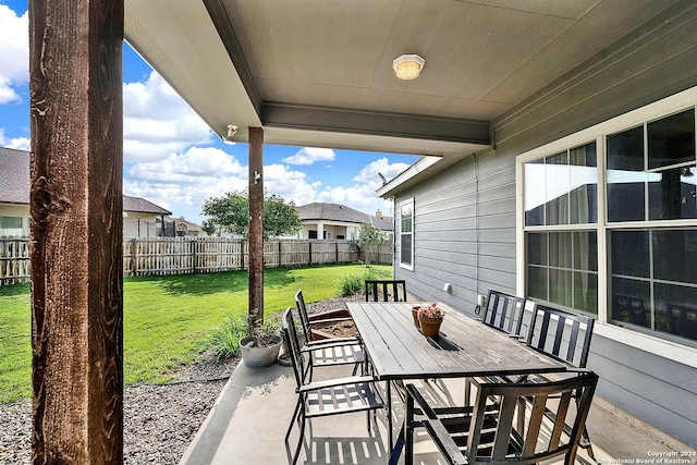 view of patio