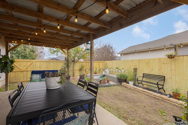 view of patio