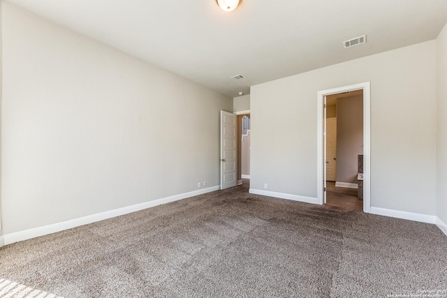 unfurnished bedroom featuring carpet