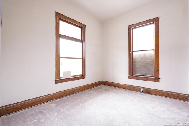 view of unfurnished room