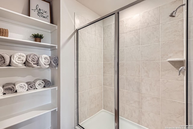 2917 Brogan Crk, New Braunfels, TX 78130 - bathroom featuring walk in shower