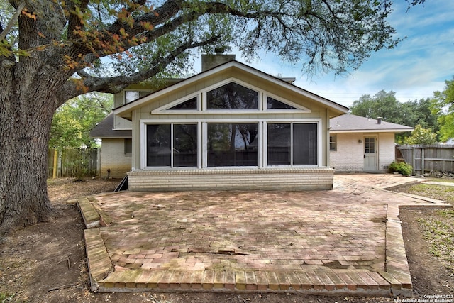 view of back of property