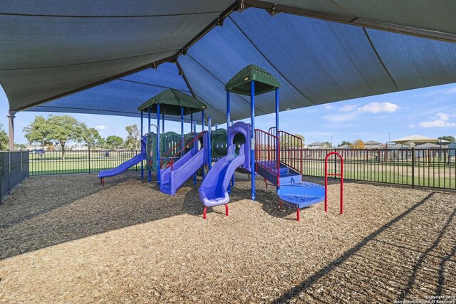 view of jungle gym