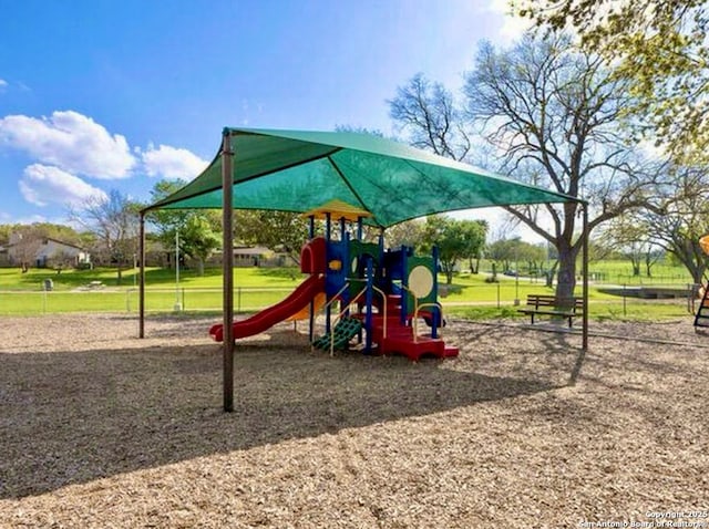 view of jungle gym