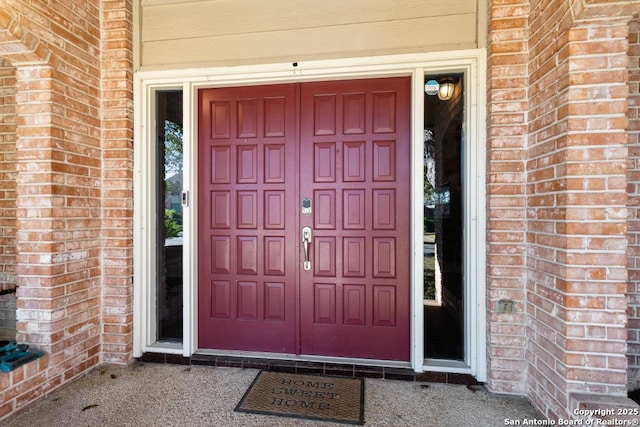 view of entrance to property