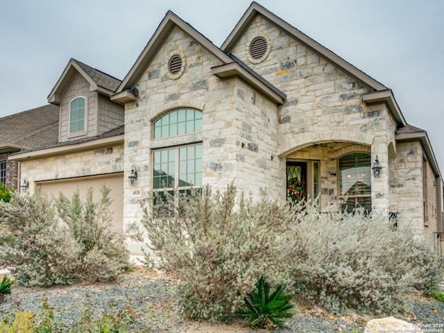 view of french provincial home