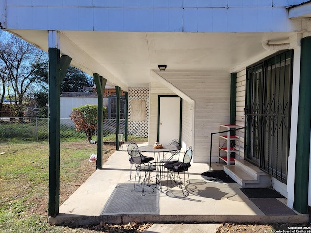 view of patio