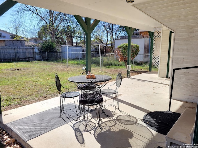 view of patio