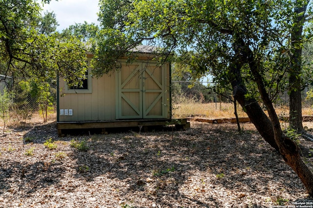 view of outbuilding