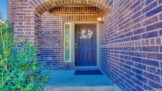 view of entrance to property