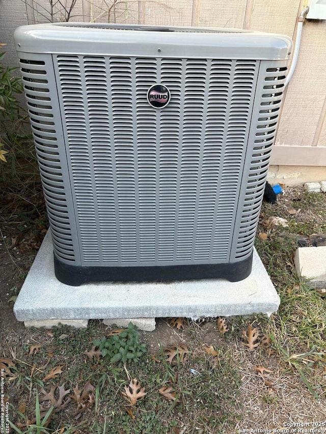 exterior details with cooling unit