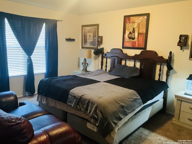 bedroom featuring carpet flooring