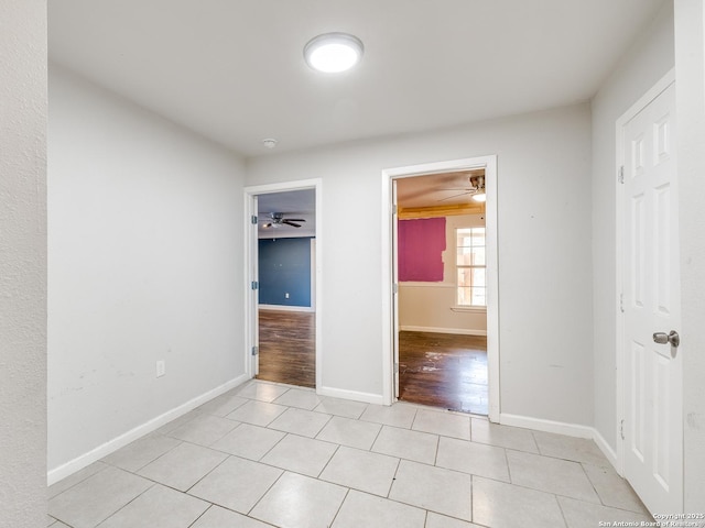 unfurnished bedroom featuring light tile patterned floors