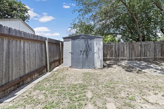 view of outdoor structure