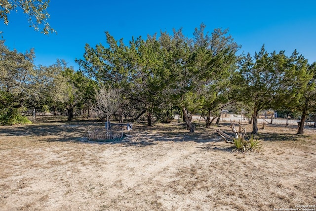 view of yard featuring a rural view