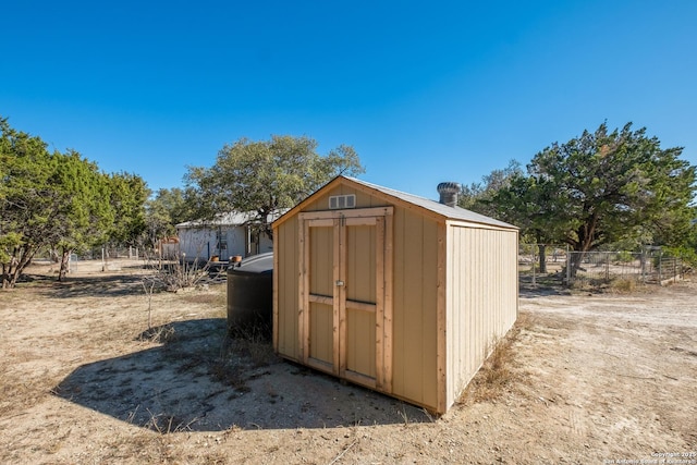 view of outbuilding