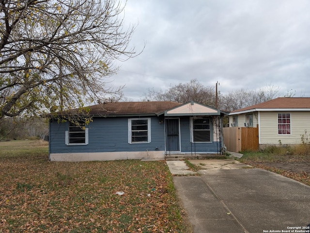 view of ranch-style house