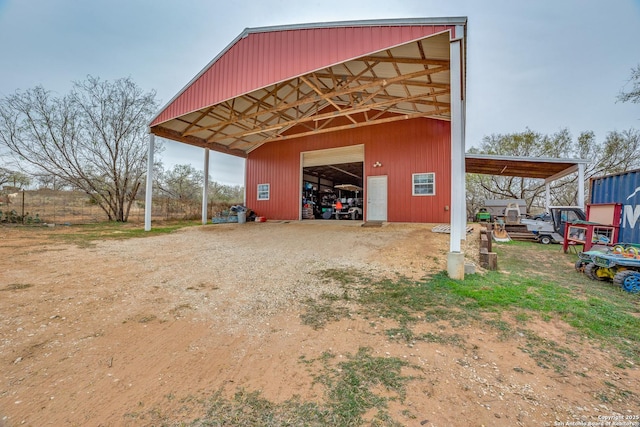 view of outbuilding