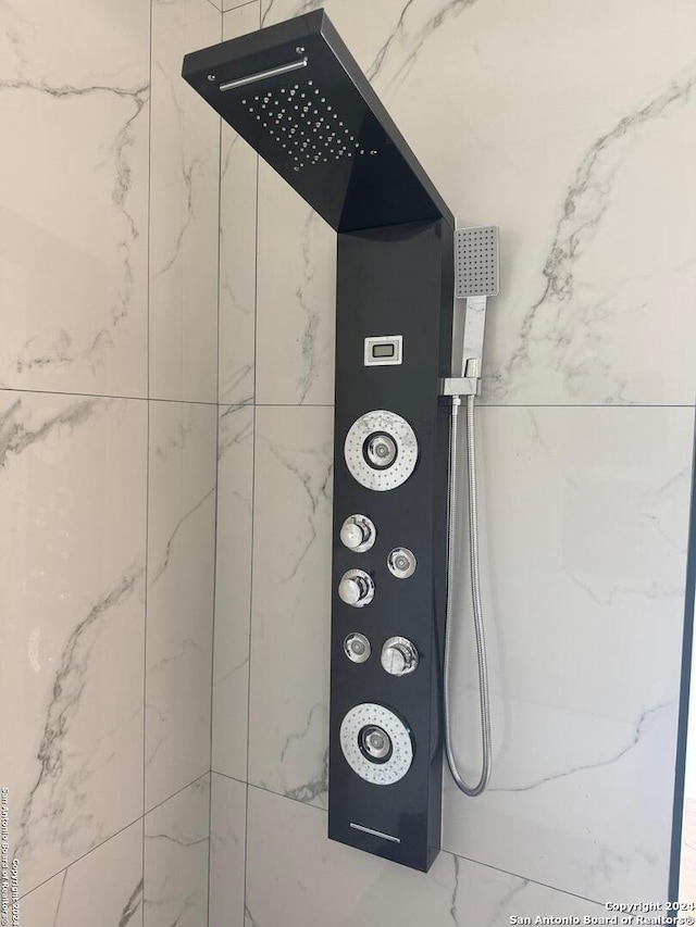 details with walk in shower