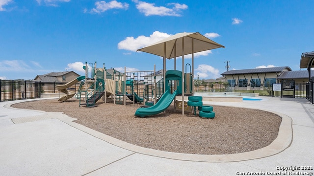 view of jungle gym