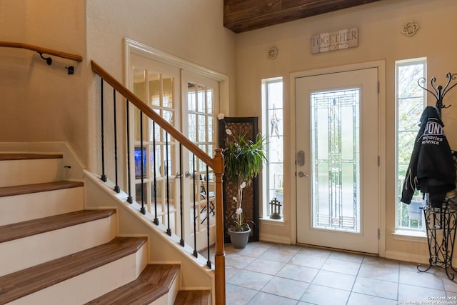 view of tiled entryway