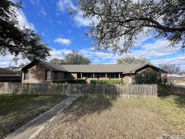 view of ranch-style house