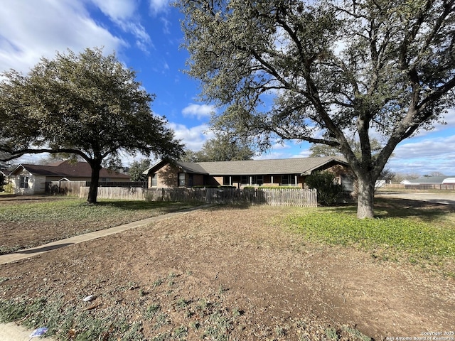 view of front of home