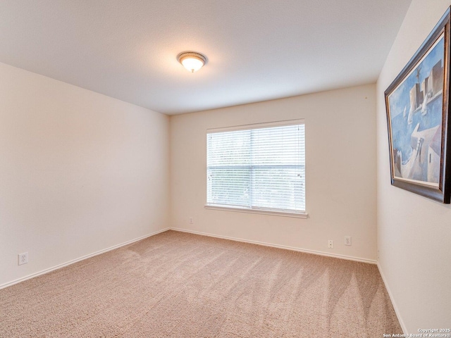 unfurnished room with carpet flooring